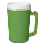 Green with Frosted Lid